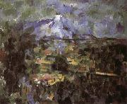 Paul Cezanne Mont Sainte-Victoire,Seen from Les Lauves oil painting reproduction